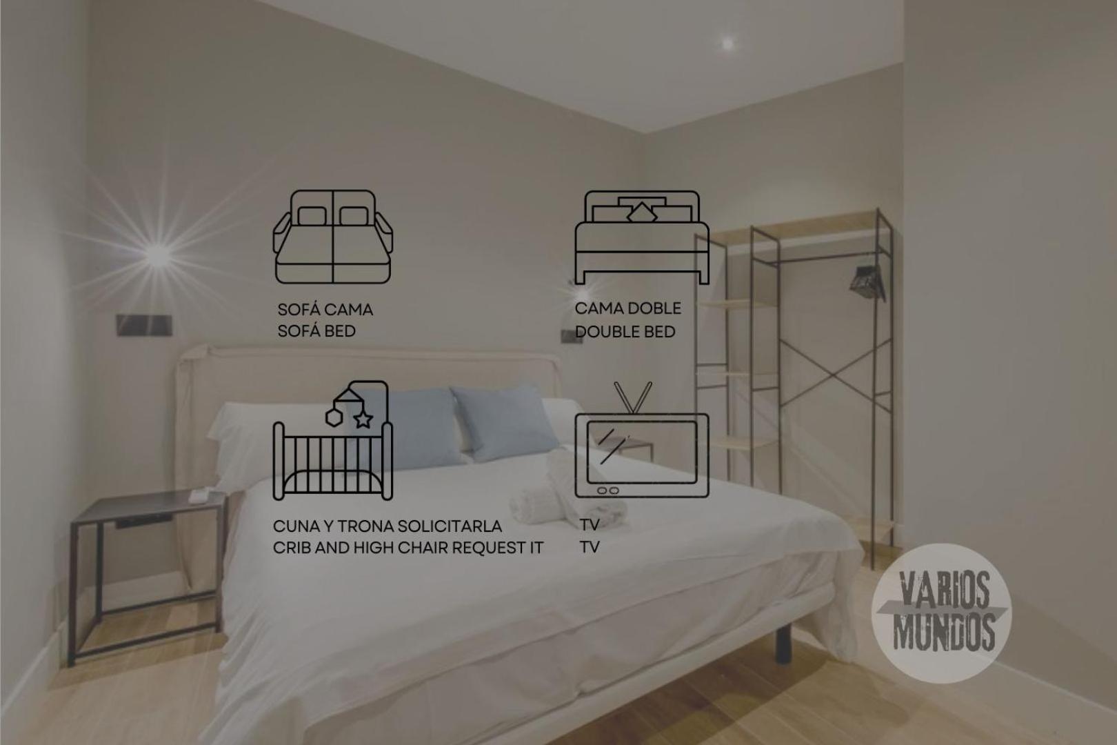 Urban And Central Apt 5Pax En Calle Silva-Gran Via E2 مدريد المظهر الخارجي الصورة
